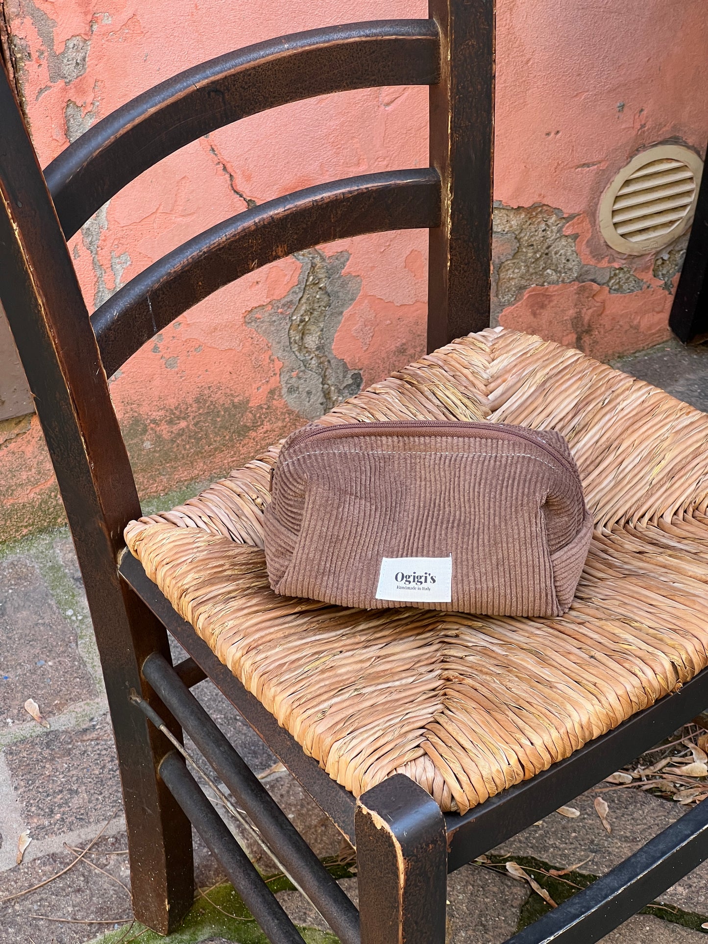 Corduroy beauty case